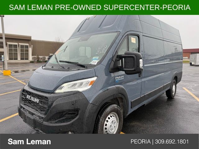 Used 2024 RAM ProMaster EV Delivery Van Base with VIN 3C6MRWAZ2RE131420 for sale in Peoria, IL