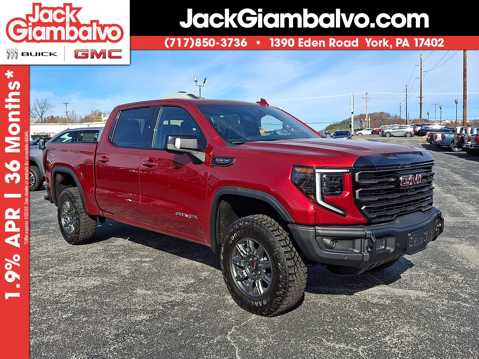 2026 GMC Sierra 1500 AT4X's photo