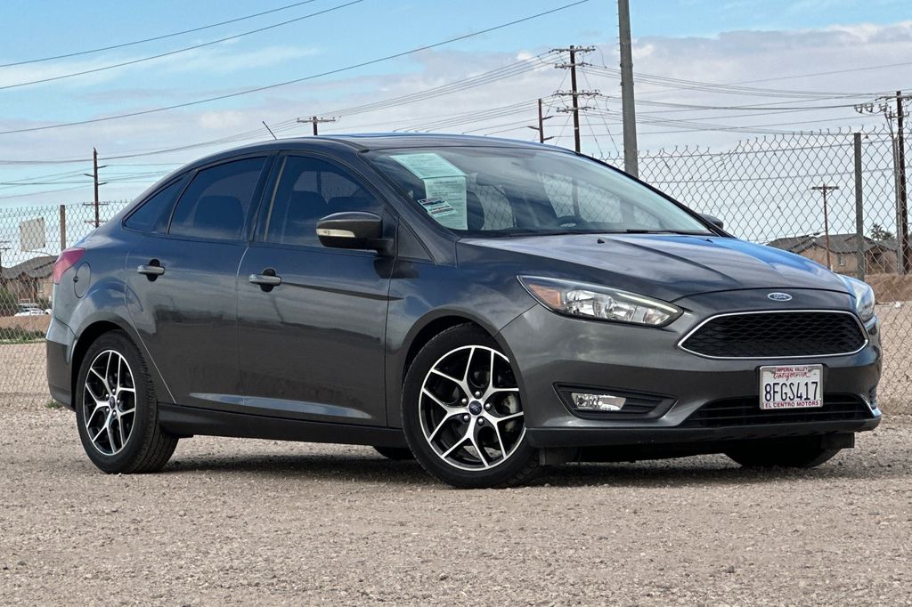 Used 2018 Ford Focus SEL with VIN 1FADP3H23JL230545 for sale in El Centro, CA