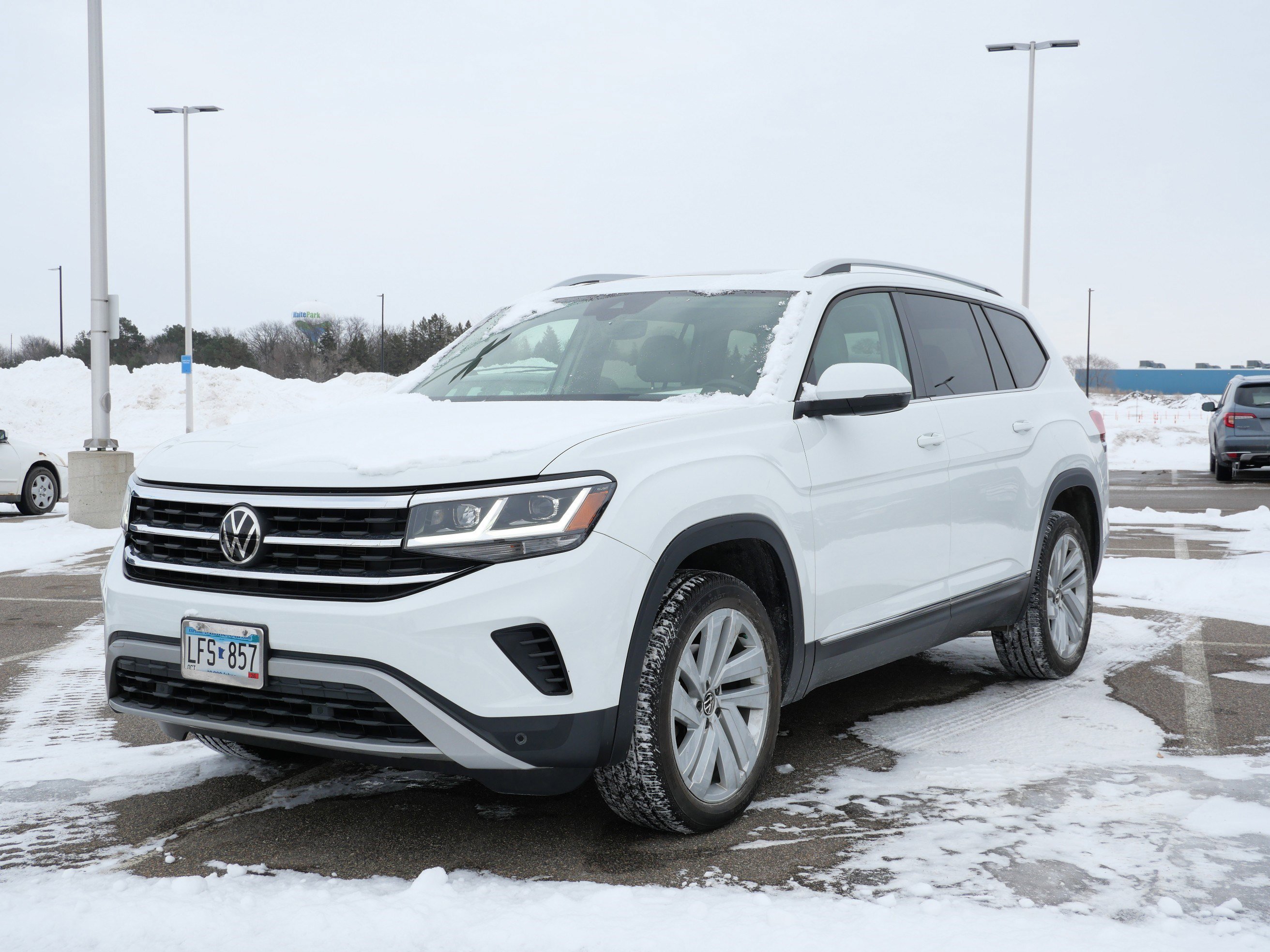 Used 2021 Volkswagen Atlas SEL with VIN 1V2BR2CA2MC535395 for sale in Waite Park, Minnesota
