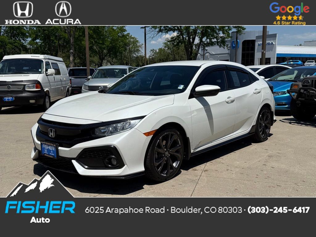 Used 2019 White Orchid Pearl Honda Sport image 1
