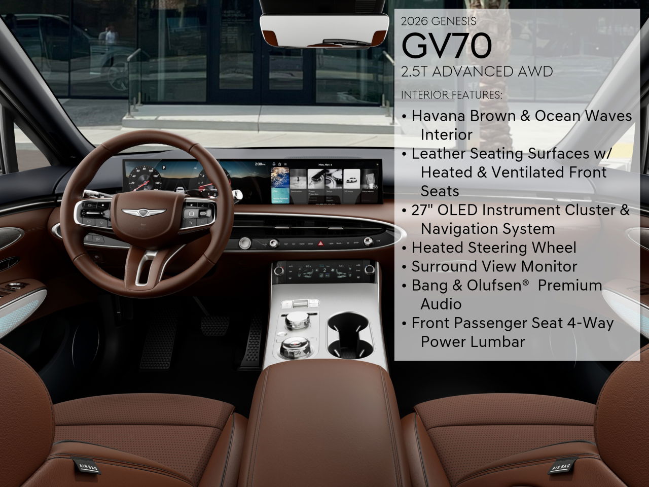 2026 Genesis GV70 2.5T Advanced photo 15
