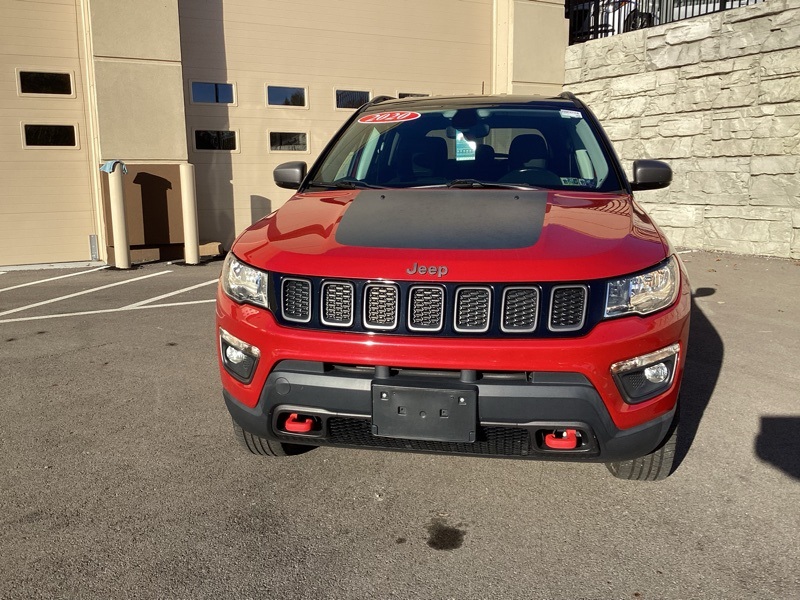 Used 2020 Jeep Compass Trailhawk with VIN 3C4NJDDB9LT111353 for sale in McKees Rocks, PA