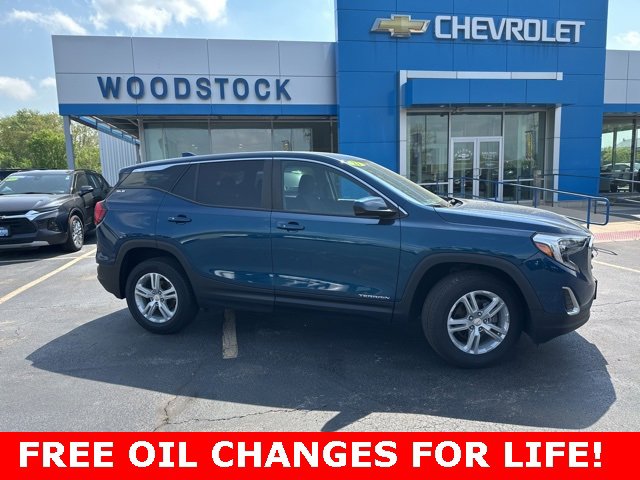 Used 2021 GMC Terrain SLE with VIN 3GKALTEV4ML357566 for sale in Woodstock, IL