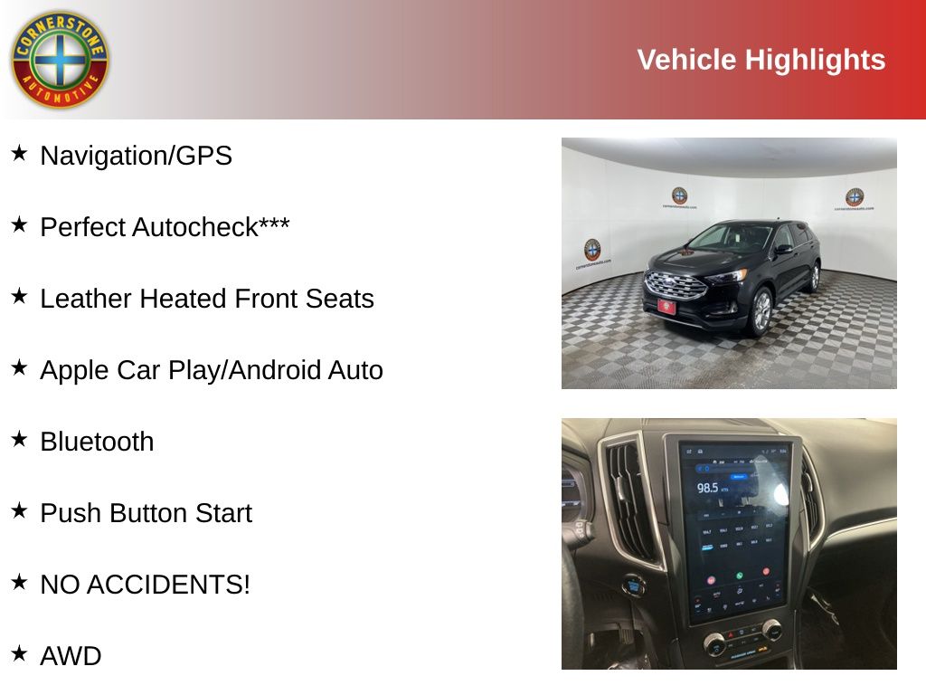 Certified 2023 Ford Edge Titanium with VIN 2FMPK4K9XPBA26976 for sale in Elk River, Minnesota