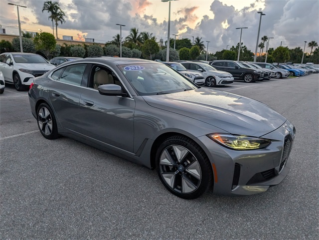 Used 2023 BMW i4 Base with VIN WBY43AW08PFP85458 for sale in Delray Beach, FL