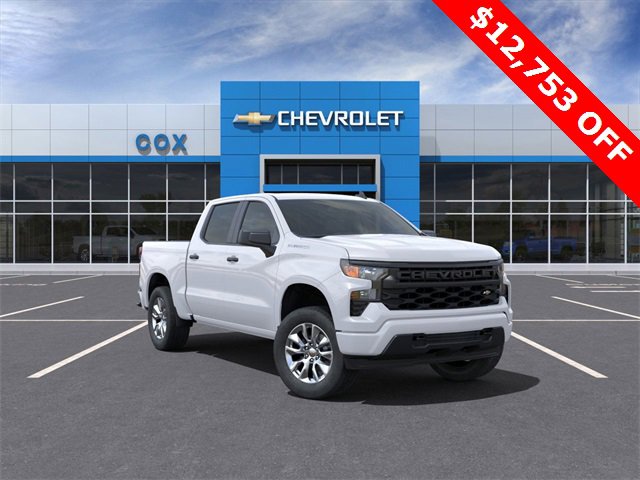 New 2025 Chevrolet Silverado 1500 Custom RWD Crew Cab