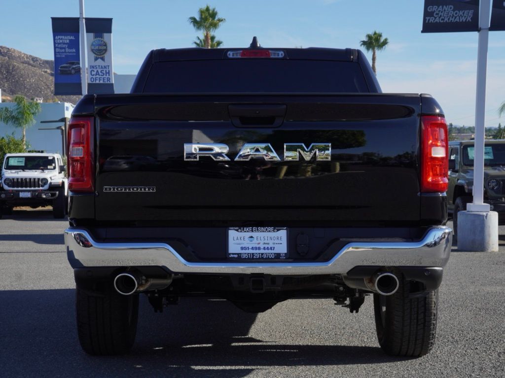 New 2026 Diamond Black Crystal Pearl-Coat Exterior Paint RAM Big Horn image 4