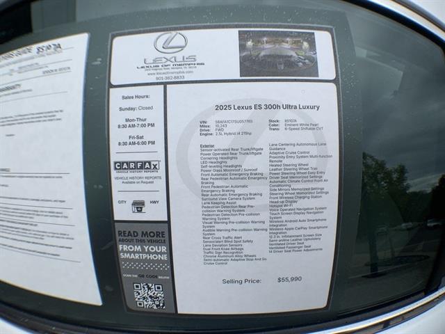 2025 Lexus ES 300h Ultra Luxury photo 25