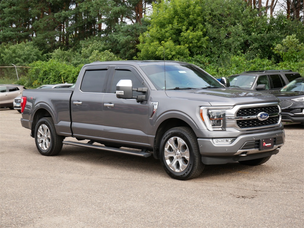 Certified 2021 Ford F-150 Platinum with VIN 1FTFW1E51MFA46992 for sale in White Bear Lake, Minnesota