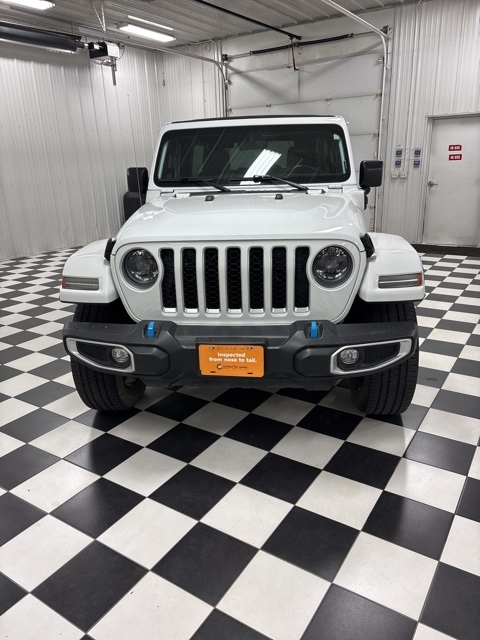 Used 2023 Jeep Wrangler 4xe Sahara 4XE with VIN 1C4JJXP69PW579954 for sale in Rochester, Minnesota