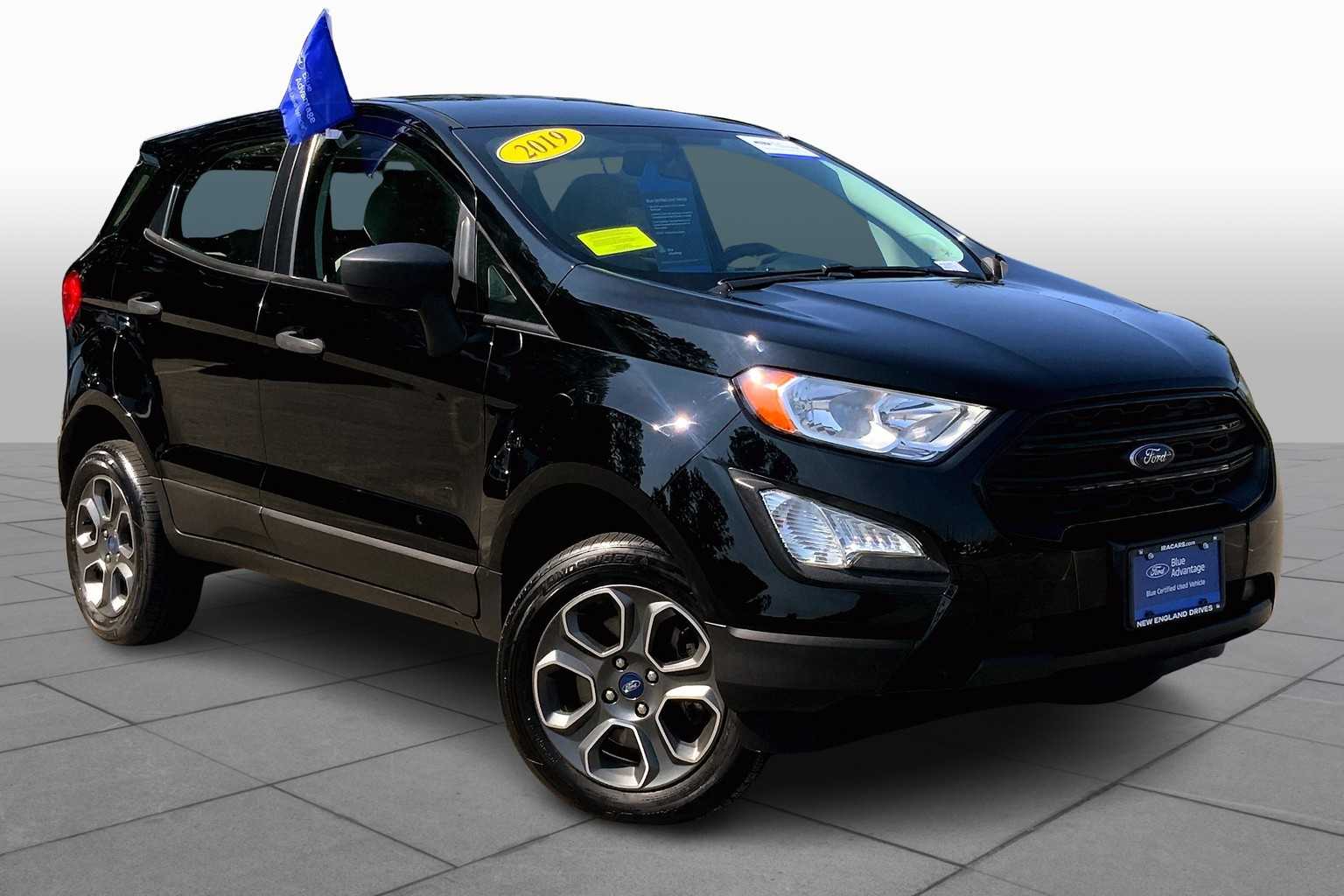Used 2019 Ford Ecosport S with VIN MAJ6S3FL7KC263973 for sale in Auburn, MA