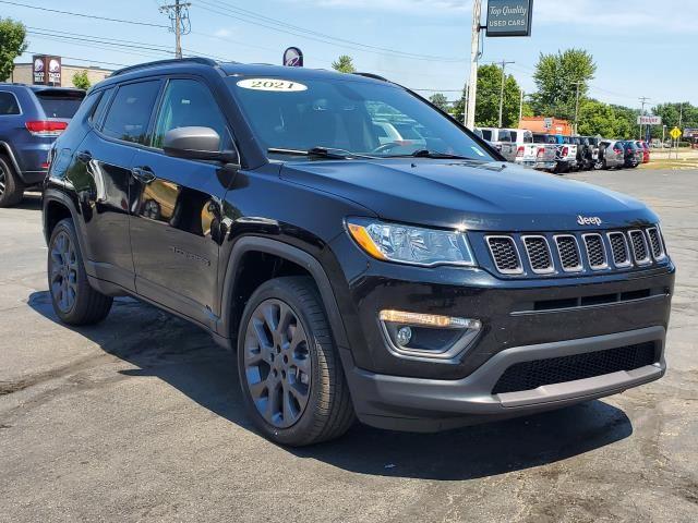 Used 2021 Jeep Compass 80th Spec. Edition with VIN 3C4NJDEB7MT543214 for sale in Corunna, MI