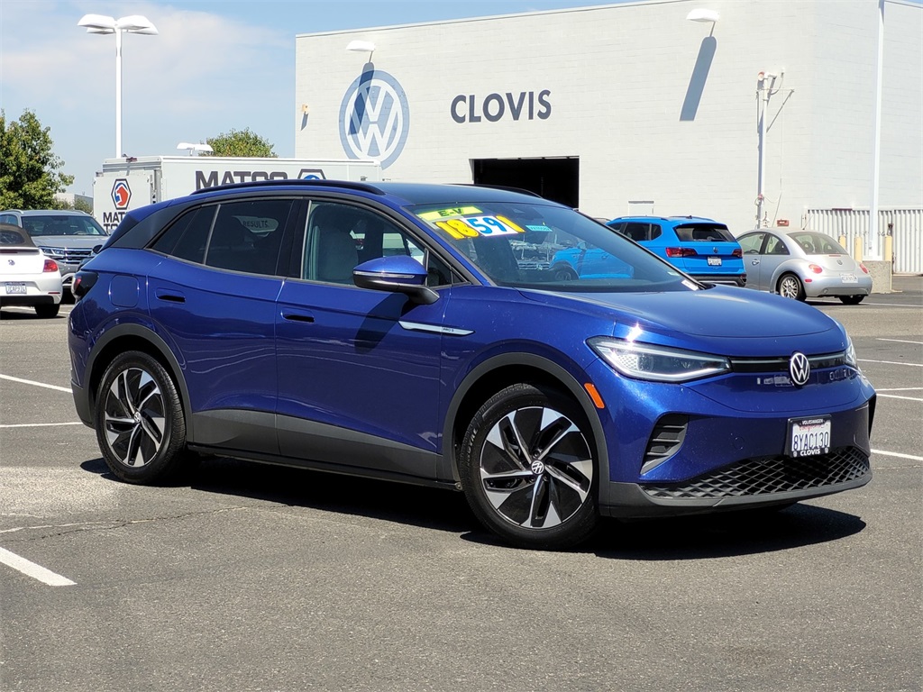 Used 2021 Volkswagen ID.4 PRO S with VIN WVGTMPE20MP041564 for sale in Clovis, CA