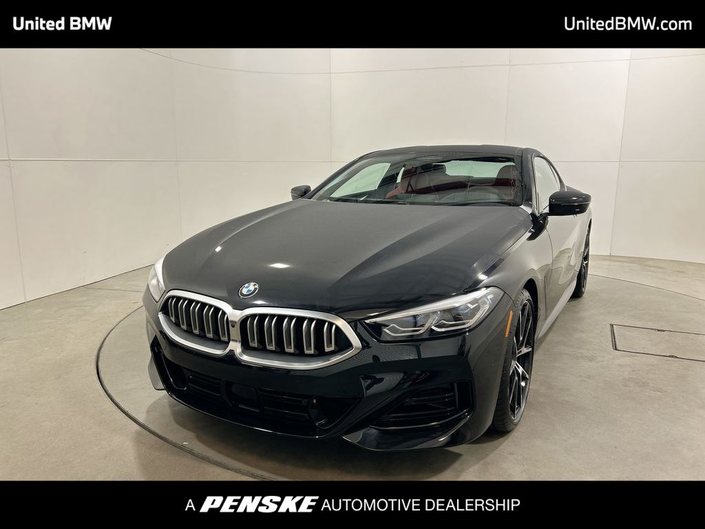 New 2025 Black Sapphire Metallic BMW 840i image 1
