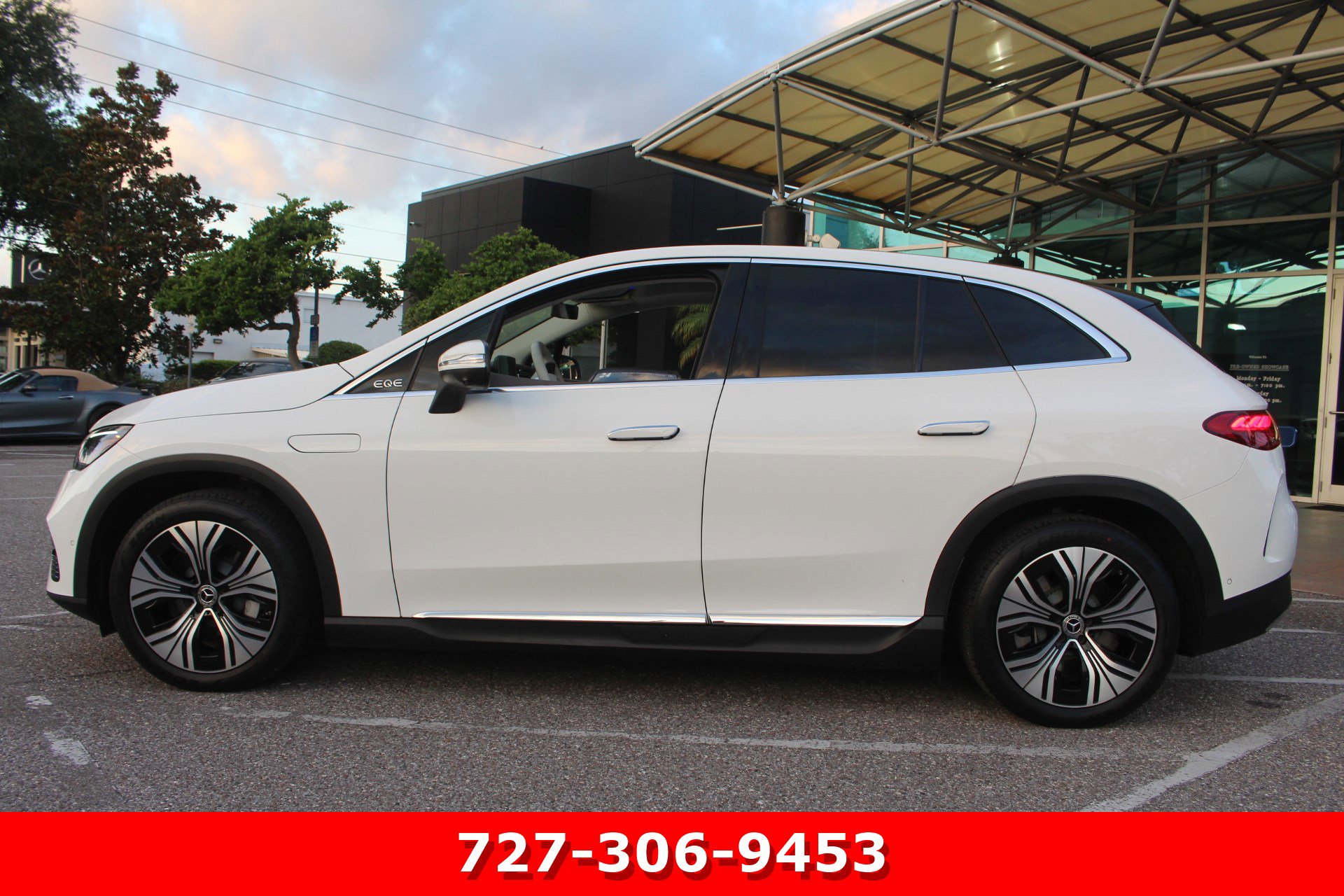 Certified 2023 Mercedes-Benz EQE SUV Base with VIN 4JGGM1CB1PA009411 for sale in Clearwater, FL