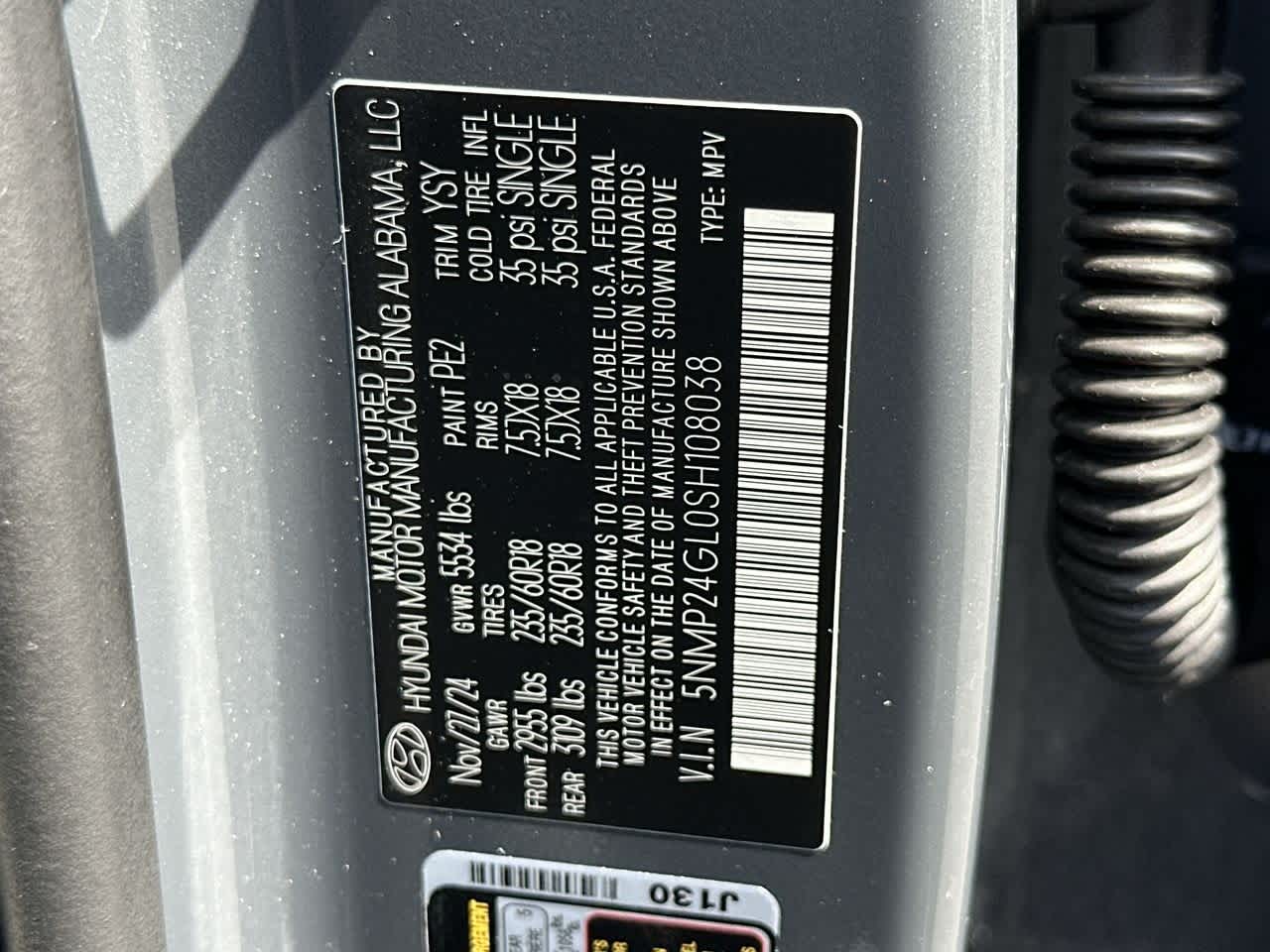 2025 Hyundai Santa Fe SEL photo 24