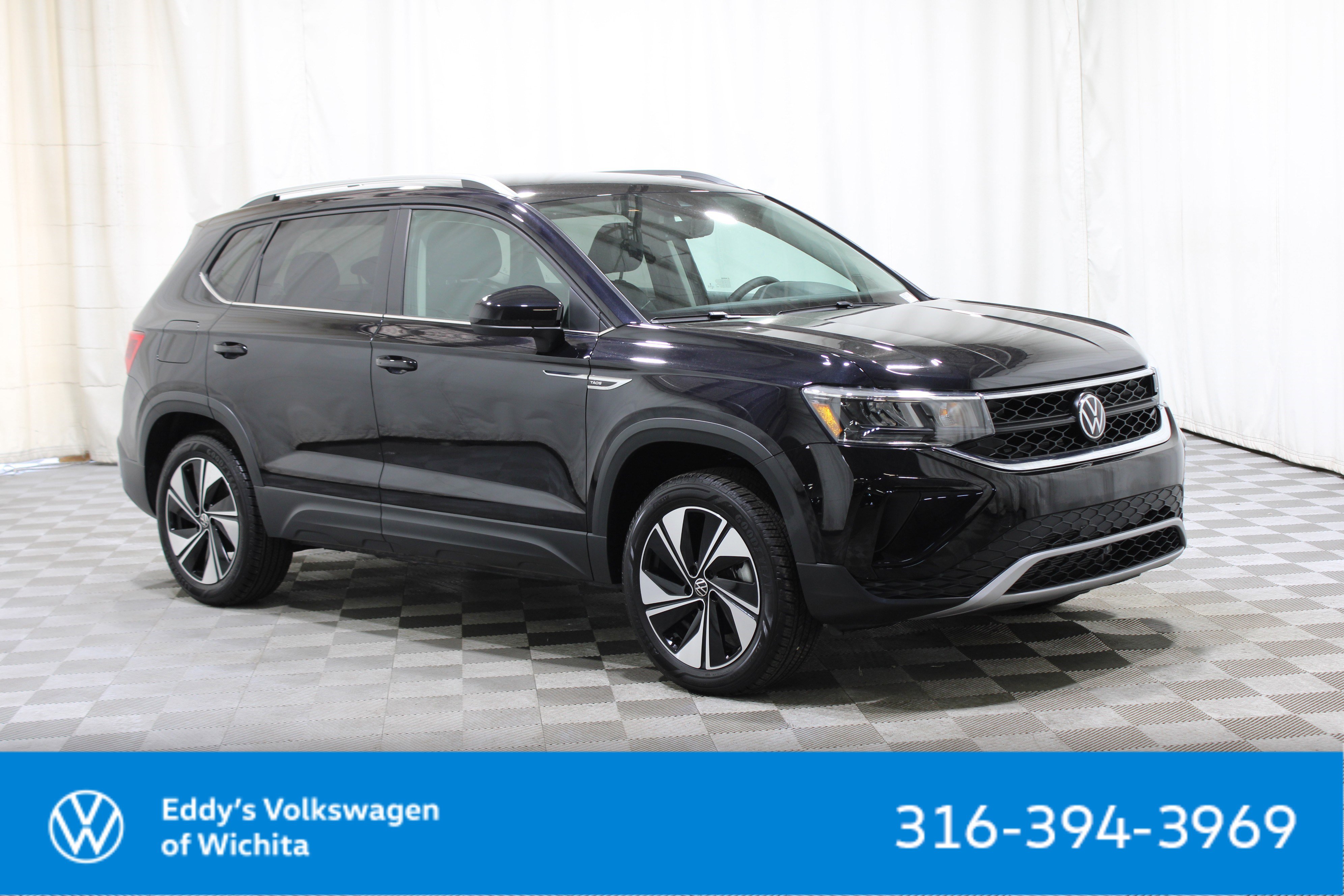 Certified Used 2024 Deep Black Pearl Volkswagen SE image 1