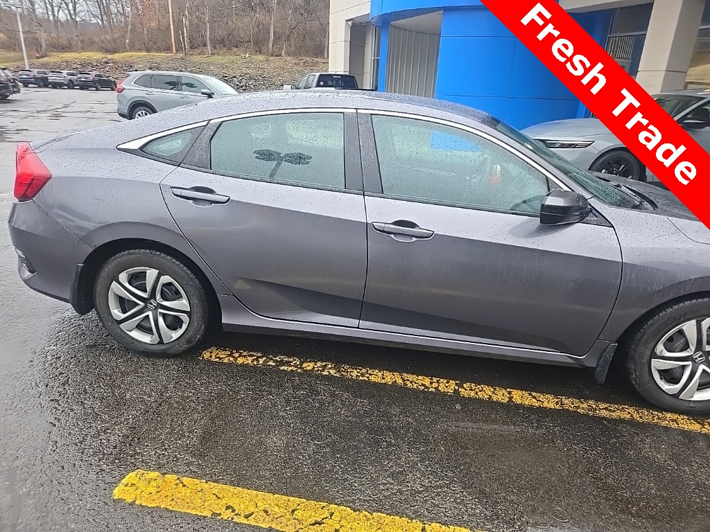 Used 2016 Honda Civic LX with VIN 19XFC2F58GE074185 for sale in Bridgeport, WV