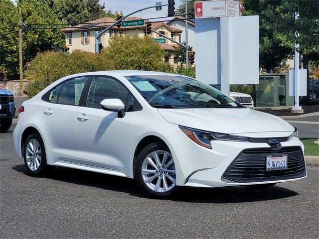 Certified 2024 Toyota Corolla LE with VIN JTDB4MEE8RJ014485 for sale in Napa, CA