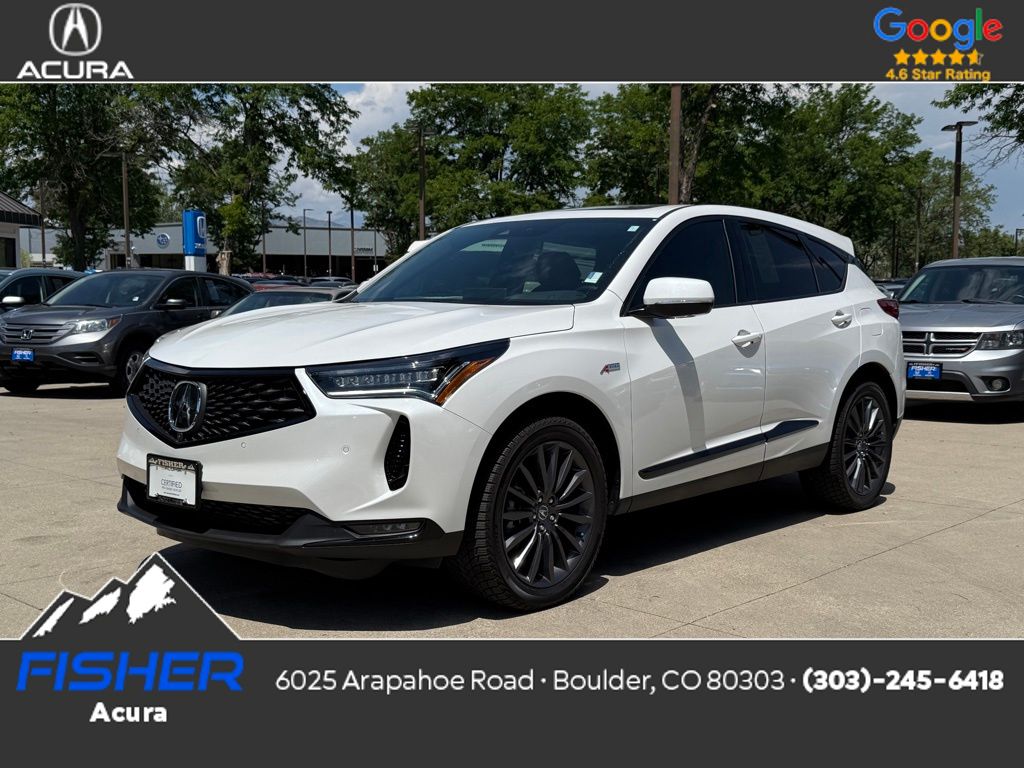 Used 2024 Platinum White Pearl Acura A-Spec Advance Package image 1