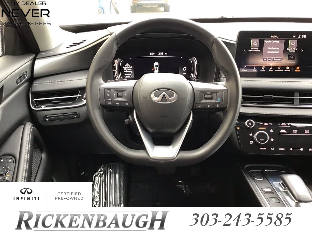 Certified PreOwned 2023 INFINITI QX60 LUXE 4D Sport Utility in Dacono P2475 Rickenbaugh INFINITI