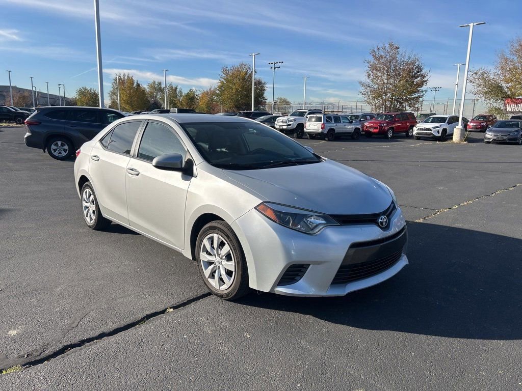 Used 2016 Toyota Corolla LE with VIN 5YFBURHEXGP392437 for sale in Bountiful, UT