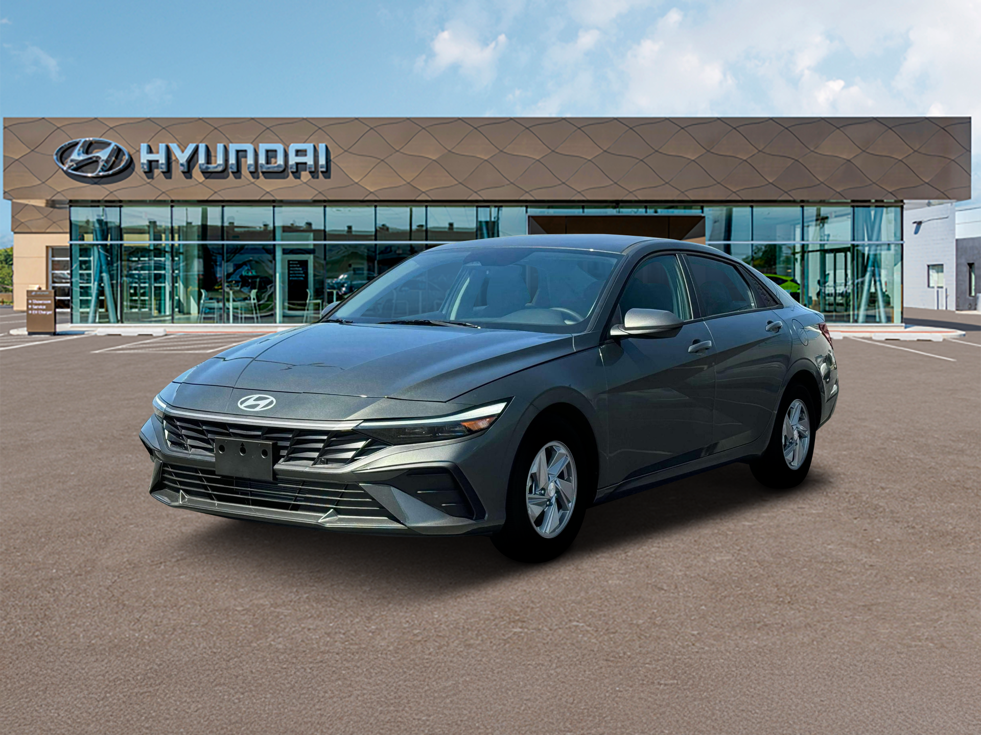 New 2025 Gray Hyundai SE image 1
