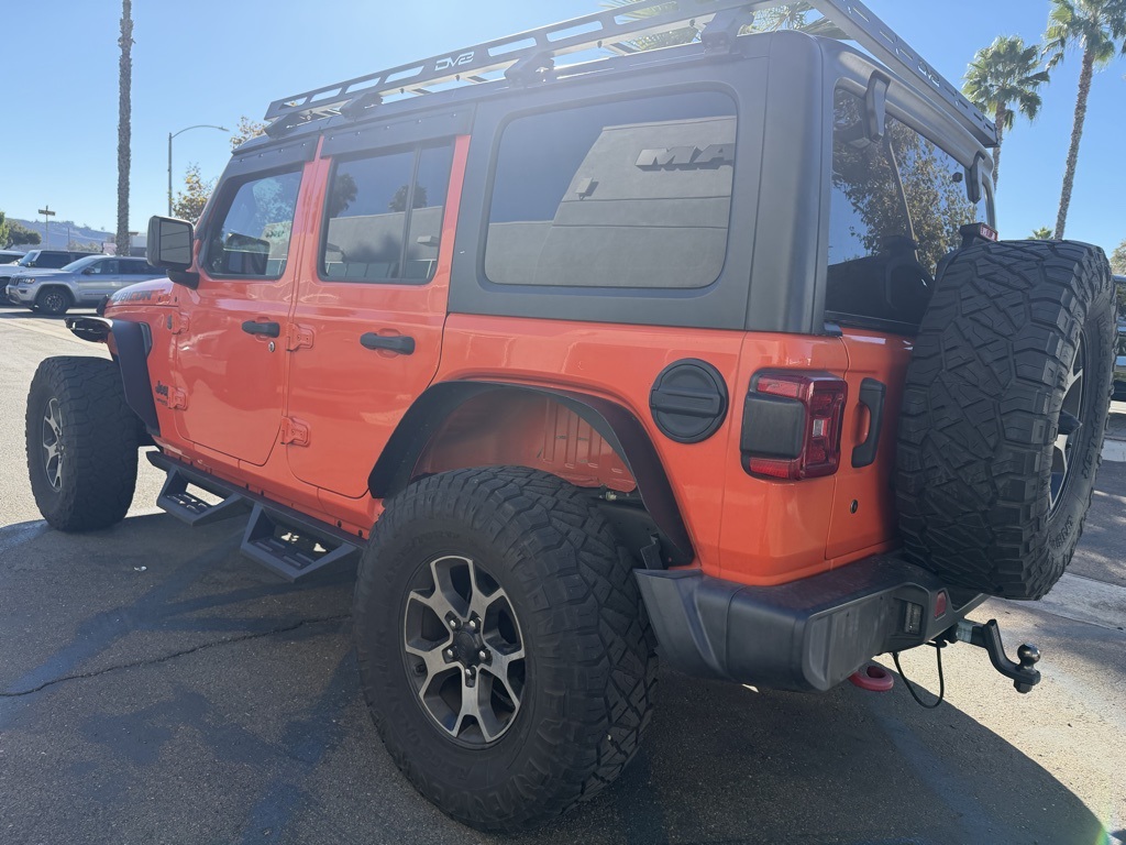 Used 2018 Orange Jeep Unlimited Rubicon image 4