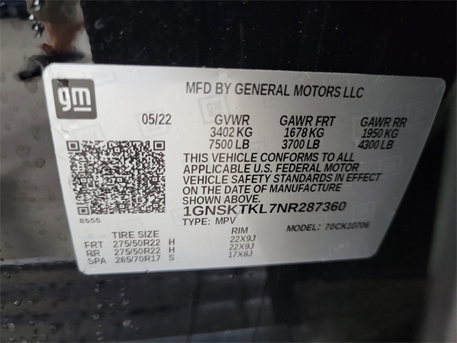 2022 Chevrolet Tahoe High Country photo 28