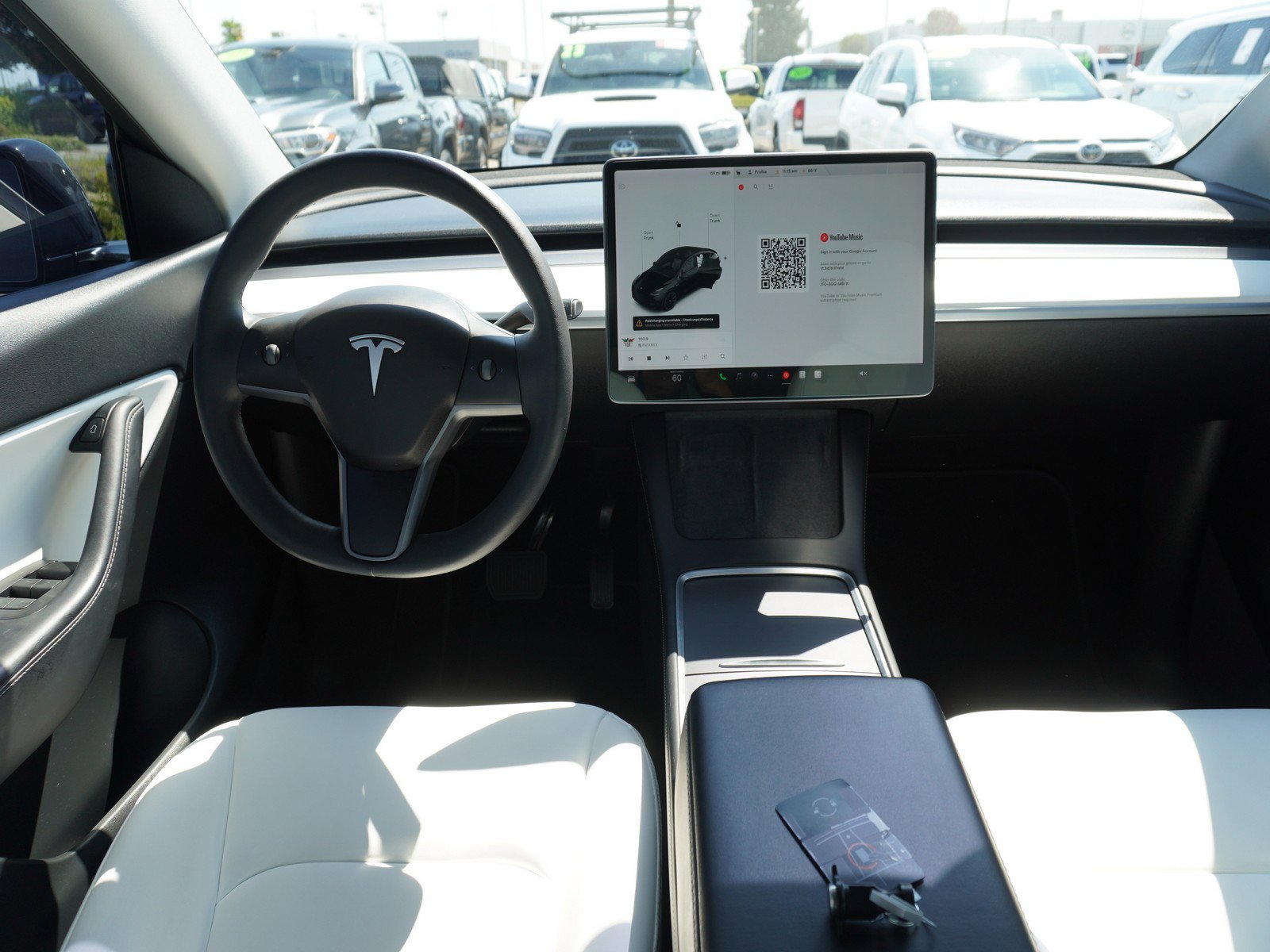 Used 2021 Tesla Model Y Long Range with VIN 5YJYGDEE0MF281153 for sale in Larkspur, CA