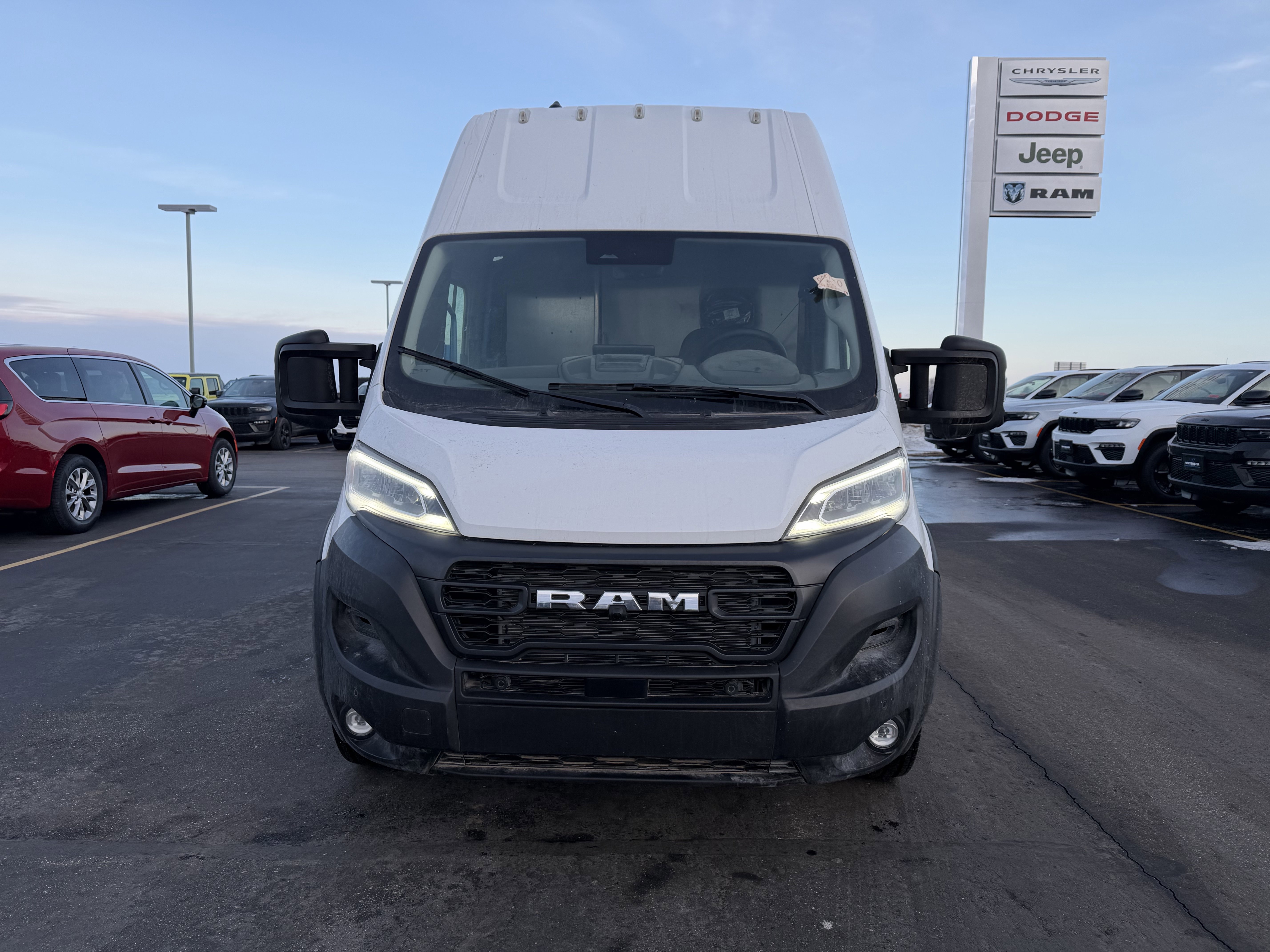 Used 2024 RAM ProMaster EV Delivery Van Base with VIN 3C6MRWAZ0RE109707 for sale in Saint Charles, MN