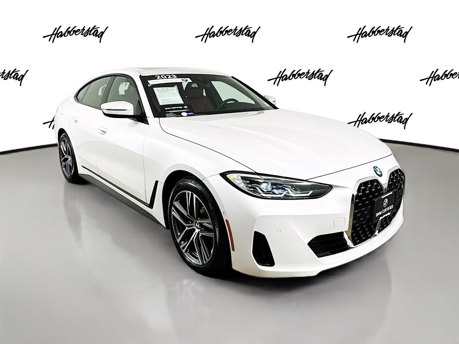 Certified Used 2023 Mineral White Metallic BMW 430i xDrive image 3