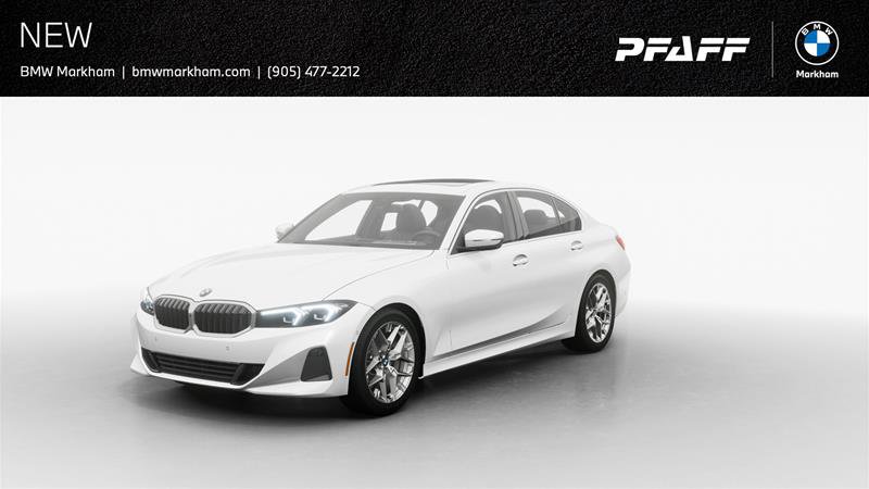 New 2025 Mineral White Metallic BMW 330i xDrive image 1