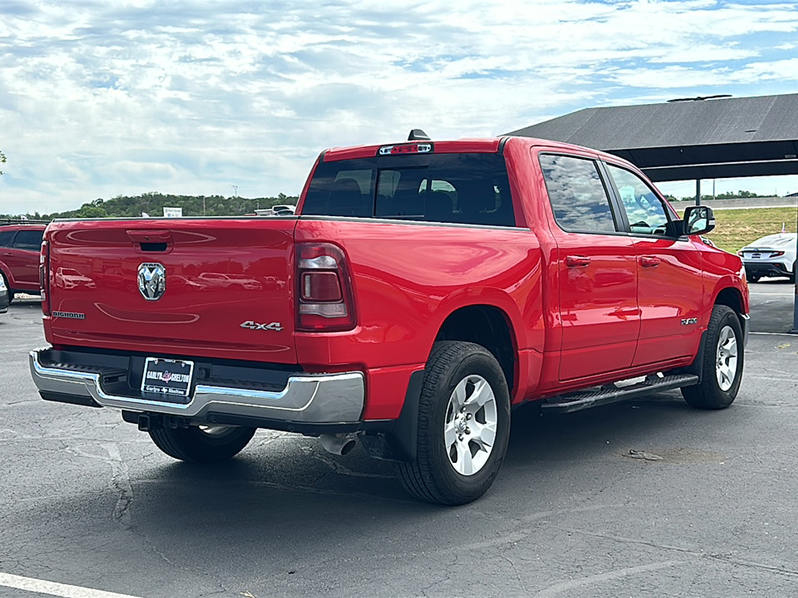 Used 2022 Flame Red Clearcoat RAM BIG HORN image 8