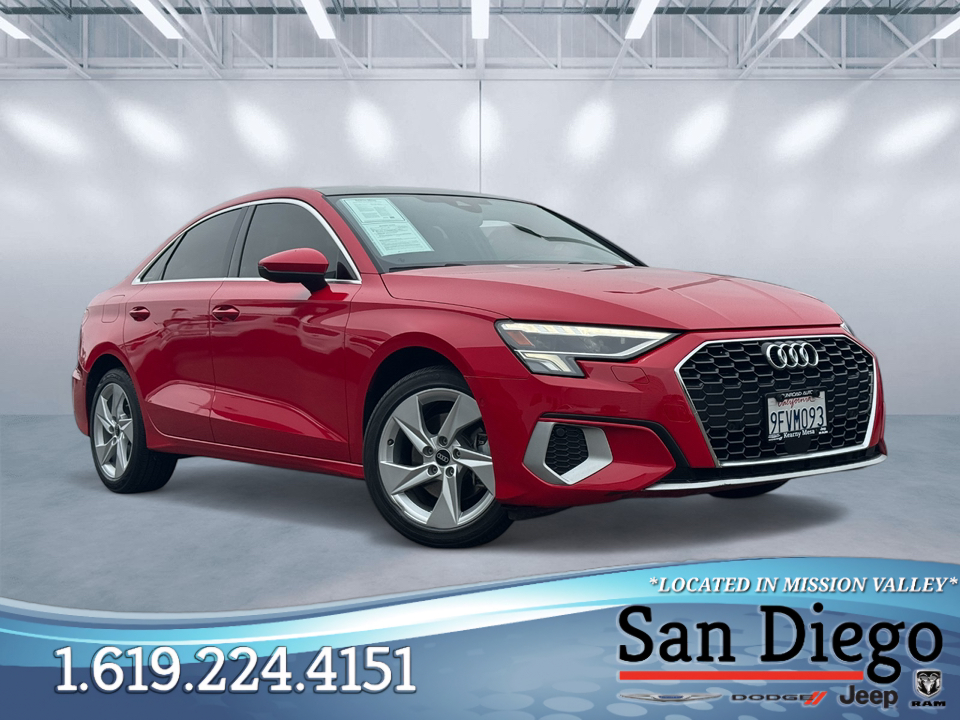 2023 Audi A3 Sedan