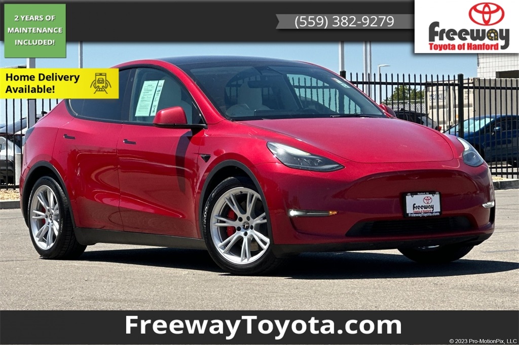 Used 2023 Tesla Model Y Performance with VIN 7SAYGDEF6PF646905 for sale in Hanford, CA