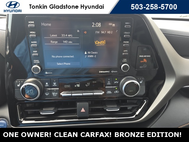 2022 Toyota Highlander Hybrid Bronze Edition photo 15