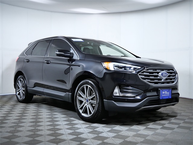 Certified 2022 Ford Edge Titanium with VIN 2FMPK4K98NBB04037 for sale in Apple Valley, Minnesota