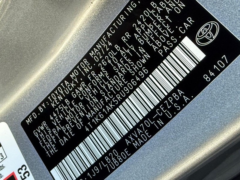 2024 Toyota Camry XSE photo 31