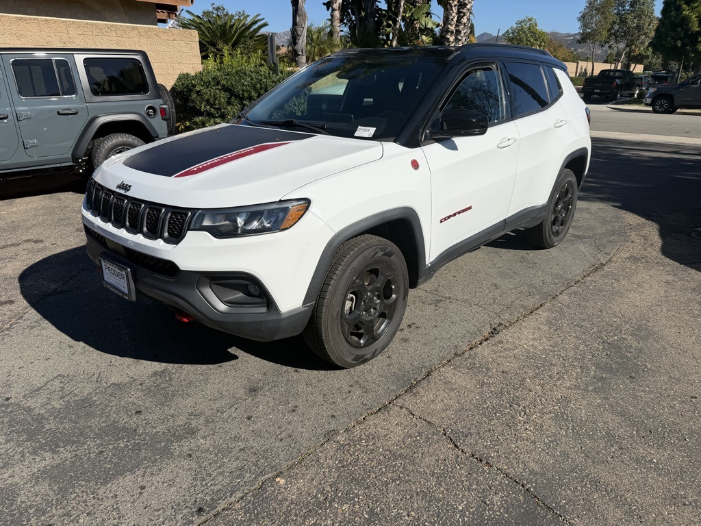 Certified Used 2023 White Jeep Trailhawk image 2