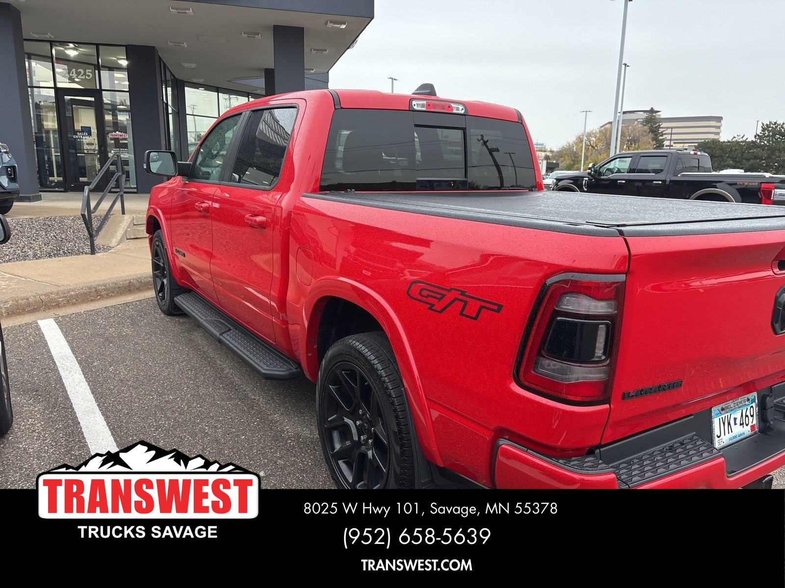 Used 2022 RAM Ram 1500 Pickup Laramie with VIN 1C6SRFJT7NN451180 for sale in Minneapolis, Minnesota