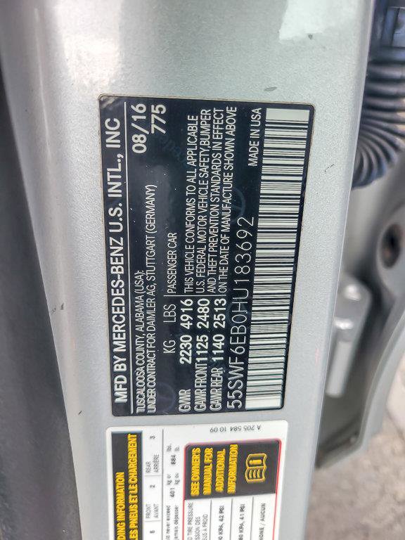 2017 MERCEDES-BENZ C-CLASS - Image 33