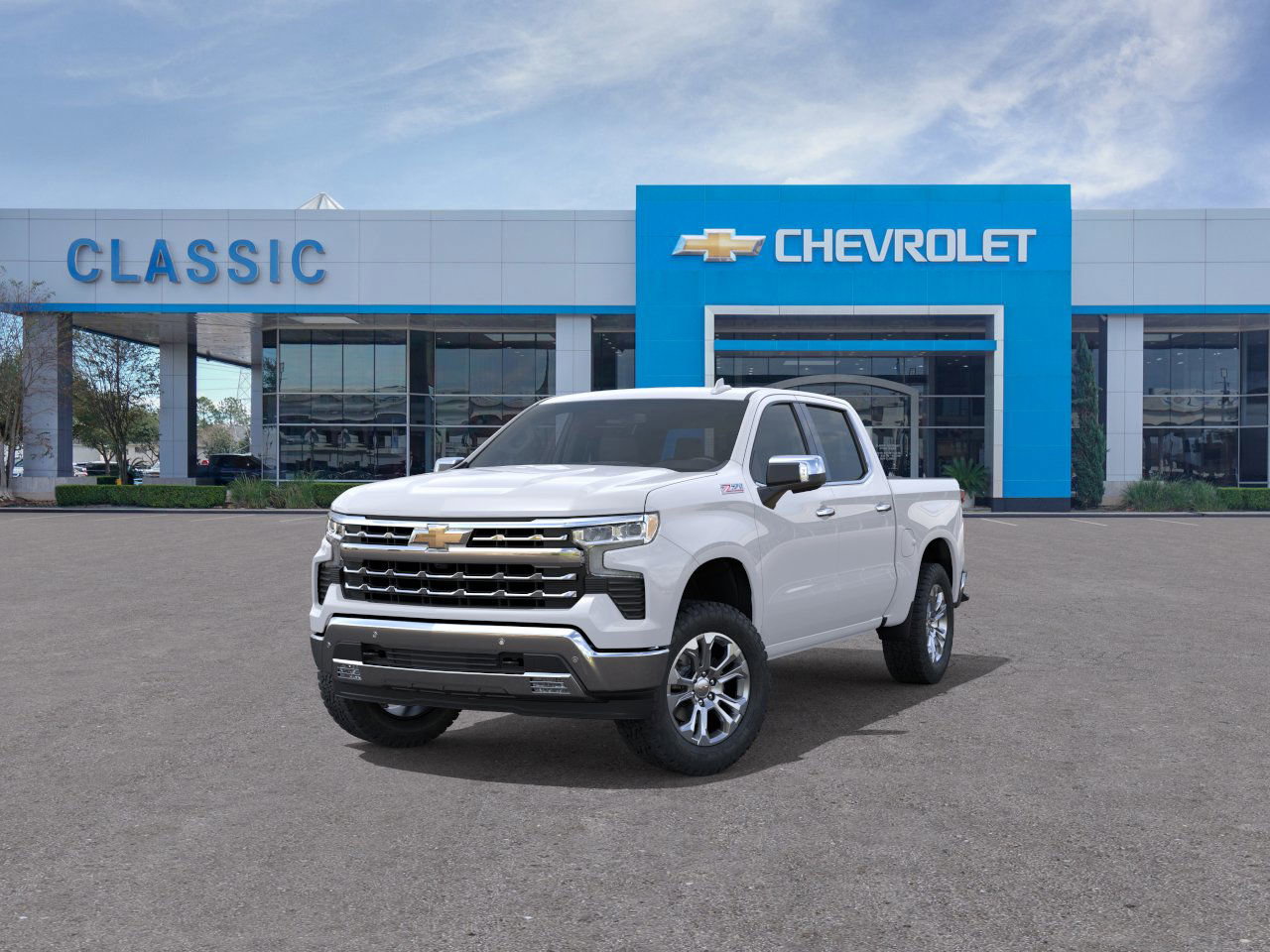 2026 Chevrolet Silverado 1500 LTZ White at Classic Elite Chevrolet Hwy 6