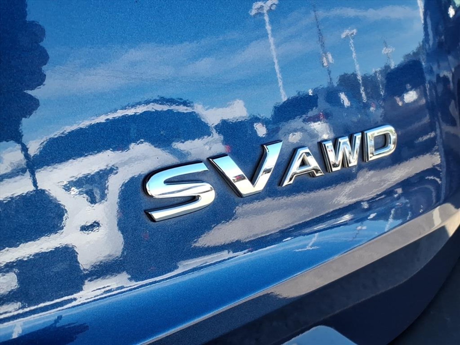 2023 Nissan Rogue SV Blue at Sterling McCall Nissan