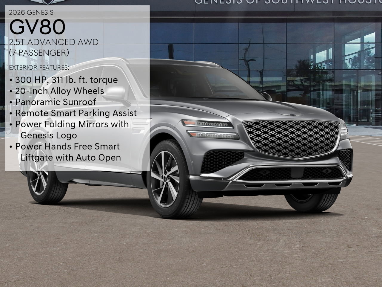 2026 Genesis GV80 2.5T Advanced photo 3