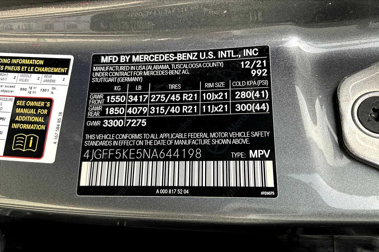 2022 Mercedes Benz GLS 450 4MATIC photo 28