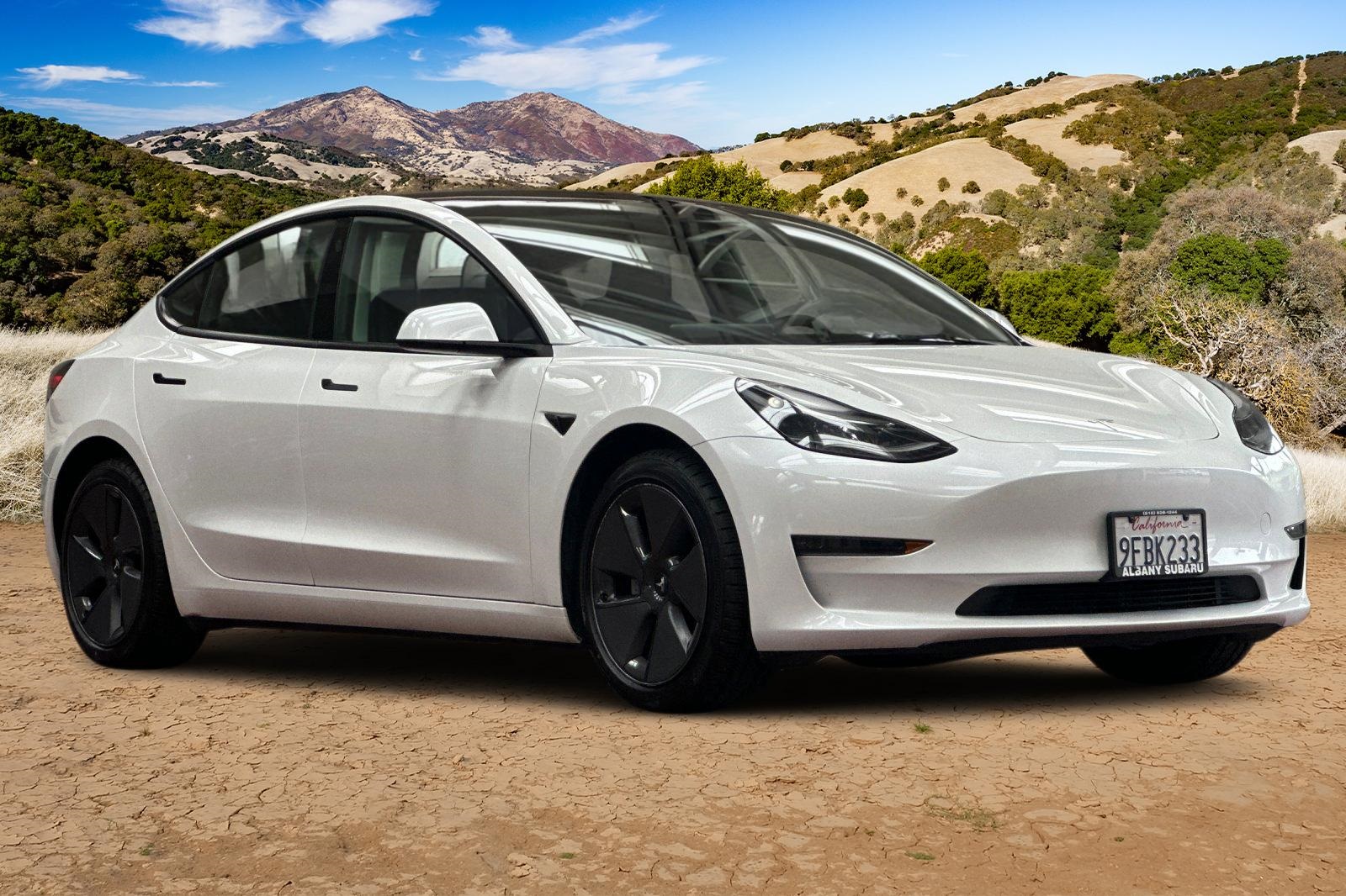Used 2023 Tesla Model 3 Long Range with VIN 5YJ3E1EBXPF477335 for sale in Albany, CA