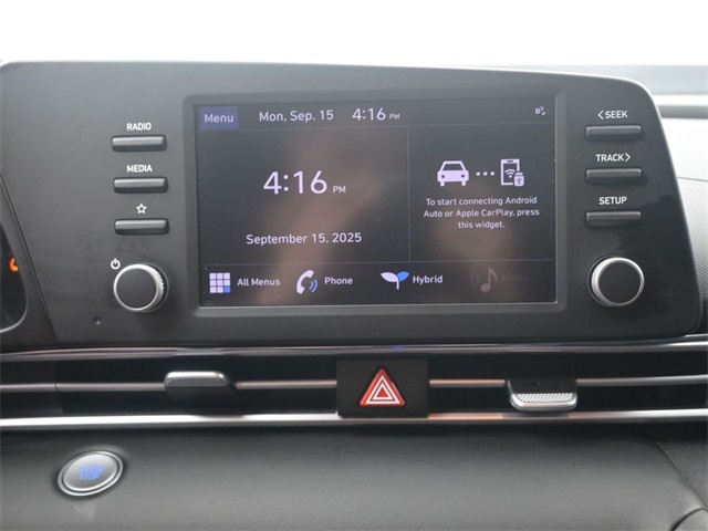 2023 Hyundai Elantra Hybrid Blue photo 3