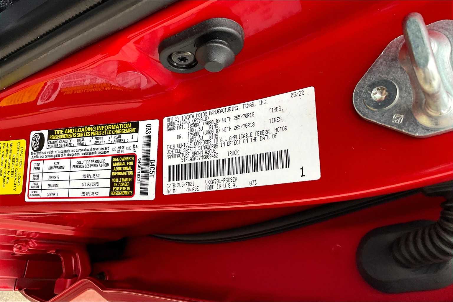 2022 Toyota Tundra SR5 photo 33